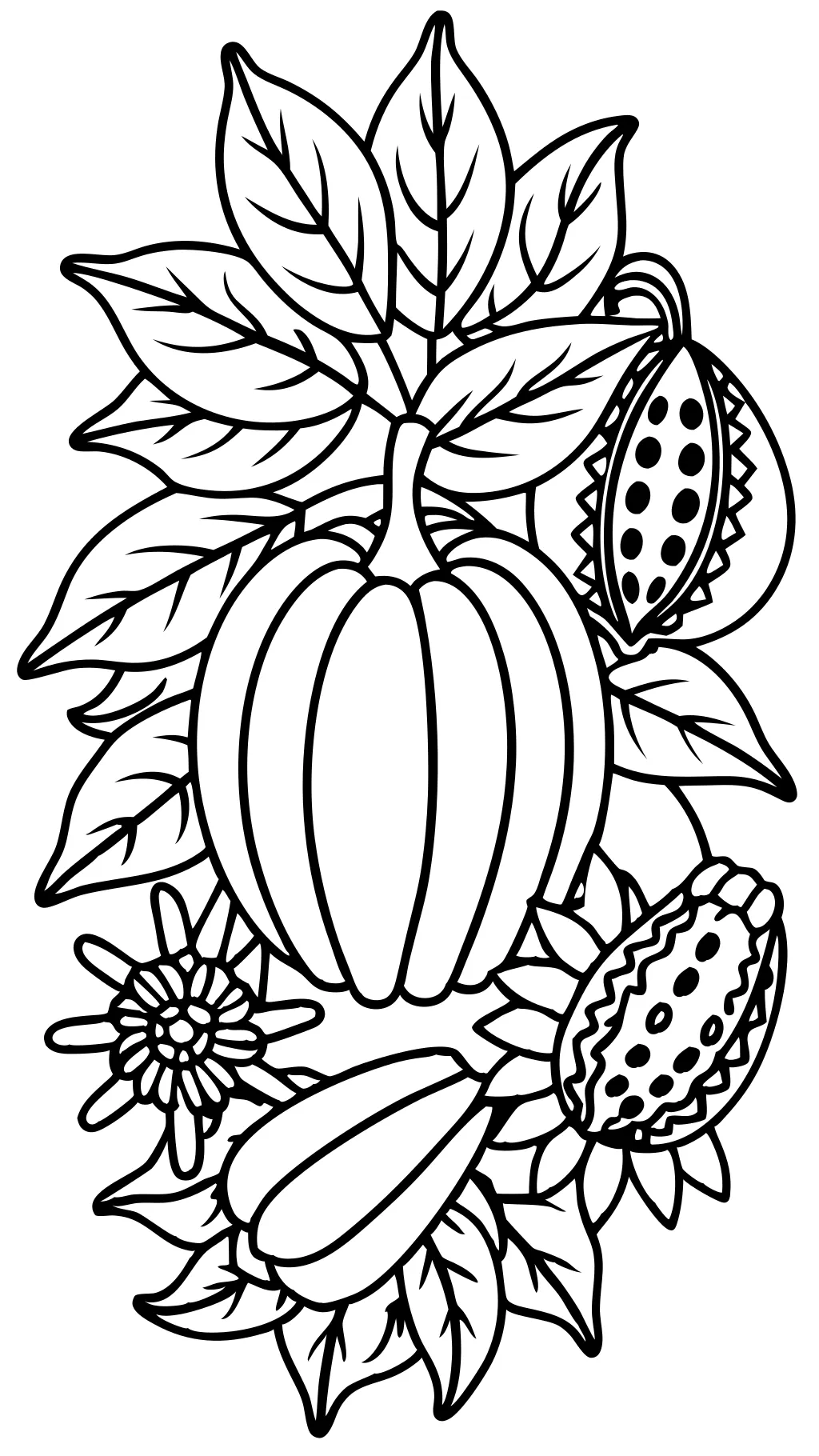 seed coloring page